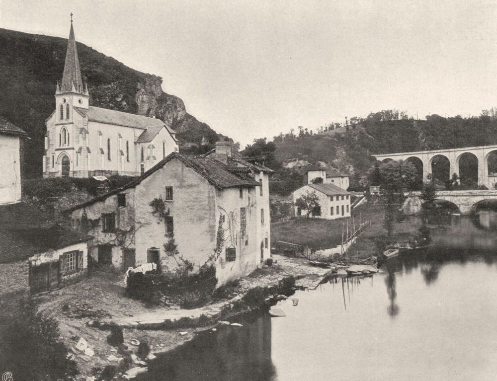 HAUTE-VIENNE. Saint-Léonard 1904 old antique vintage print picture